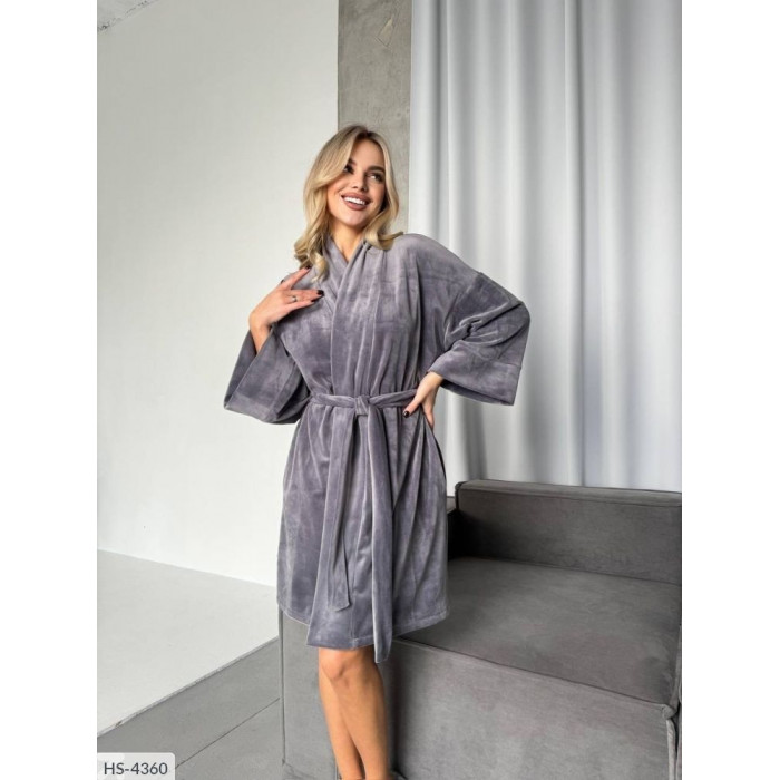 Халати Plus Size HS-4360 — практичність і шарм