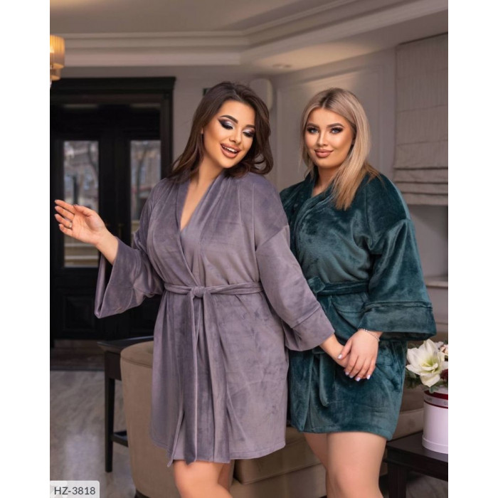 Модні піжами та халати великого розміру HZ-3818 — комфорт і стиль