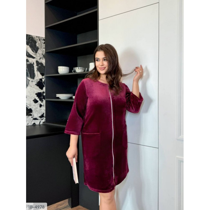 Халати Plus Size IB-4978 — практичність і шарм