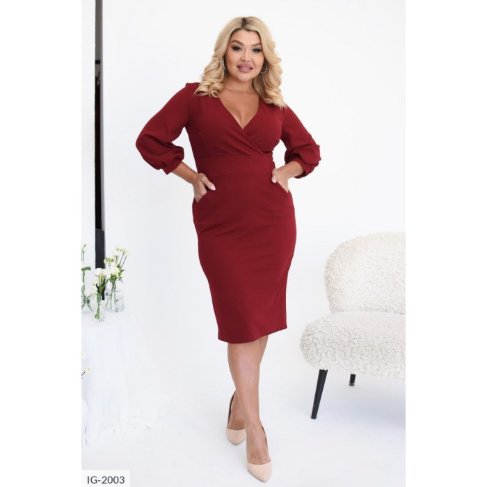 Стильні сукні Plus Size IG-2003 — ідеальна посадка для будь-якої фігури