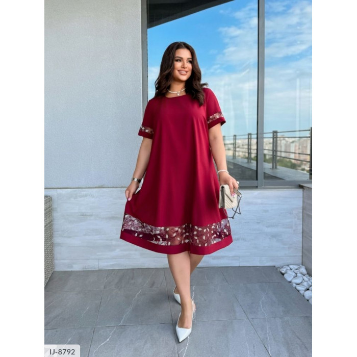 Новинки суконь великого розміру IJ-8792 — твій стиль і впевненість