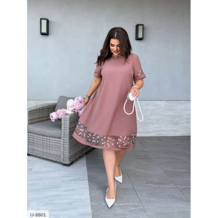 Новинки суконь великого розміру IJ-8801 — твій стиль і впевненість