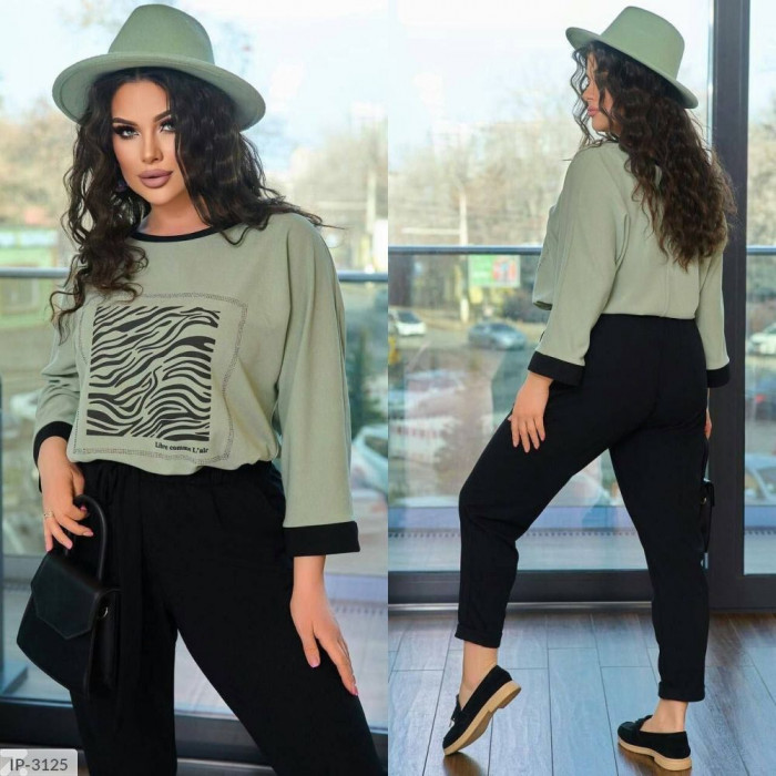 Модні костюми великого розміру IP-3125 — стиль і комфорт