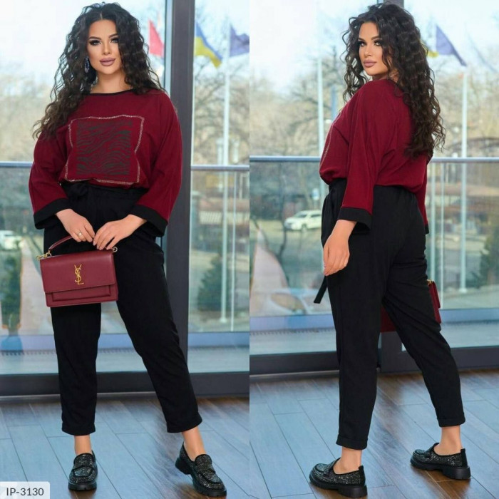 Жіночі костюми Plus Size IP-3130 — впевненість і стиль