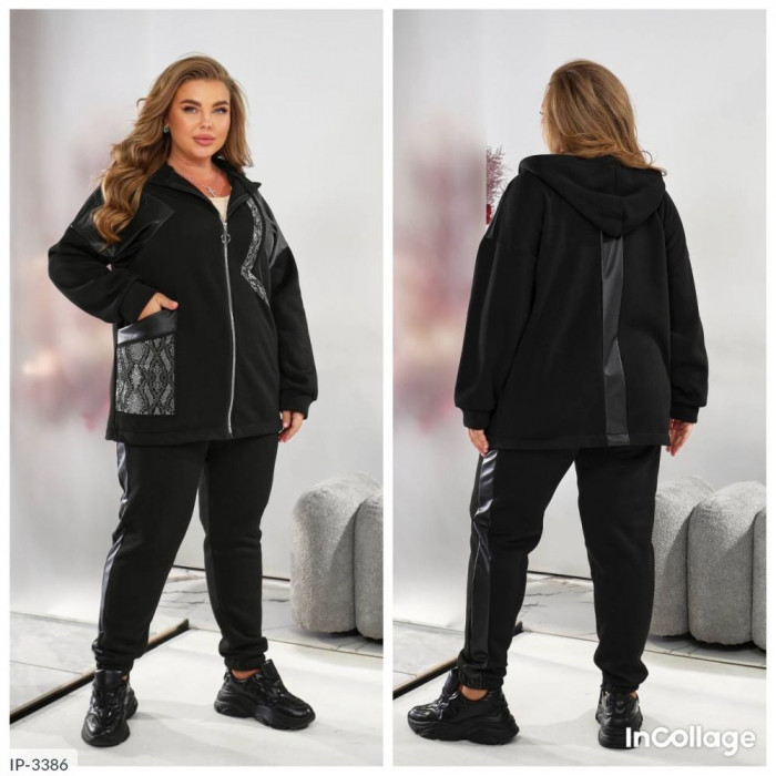 Модні прогулянкові костюми великого розміру IP-3386 — комфорт і стиль