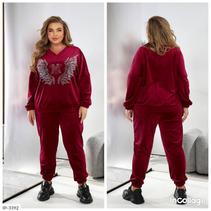 Модні прогулянкові костюми великого розміру IP-3392 — комфорт і стиль