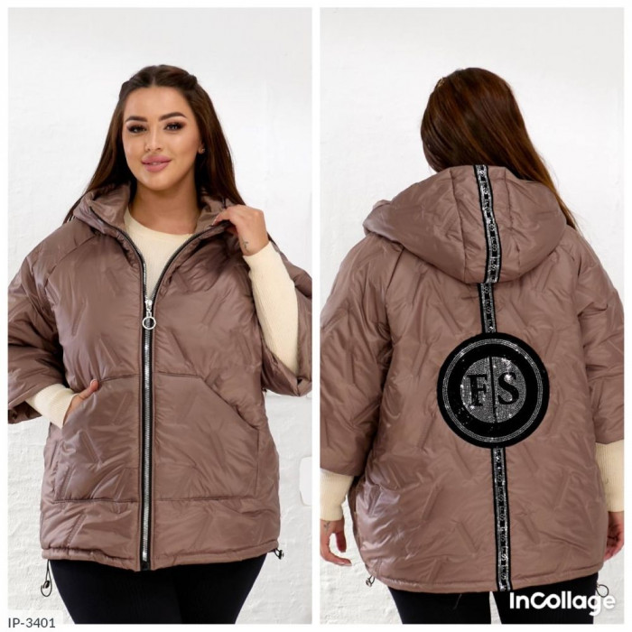 Модні куртки Plus Size IP-3401 — зручність і мода