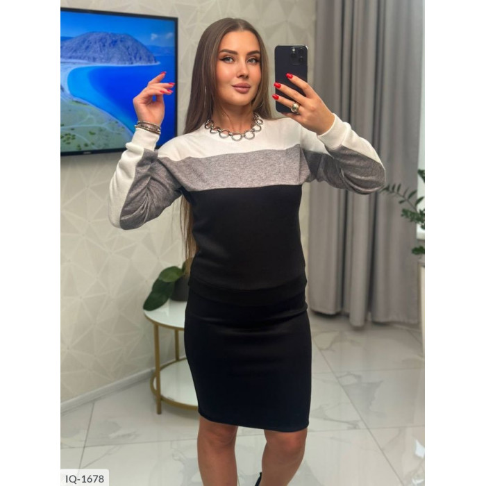 Жіночі костюми Plus Size IQ-1678 — впевненість і стиль