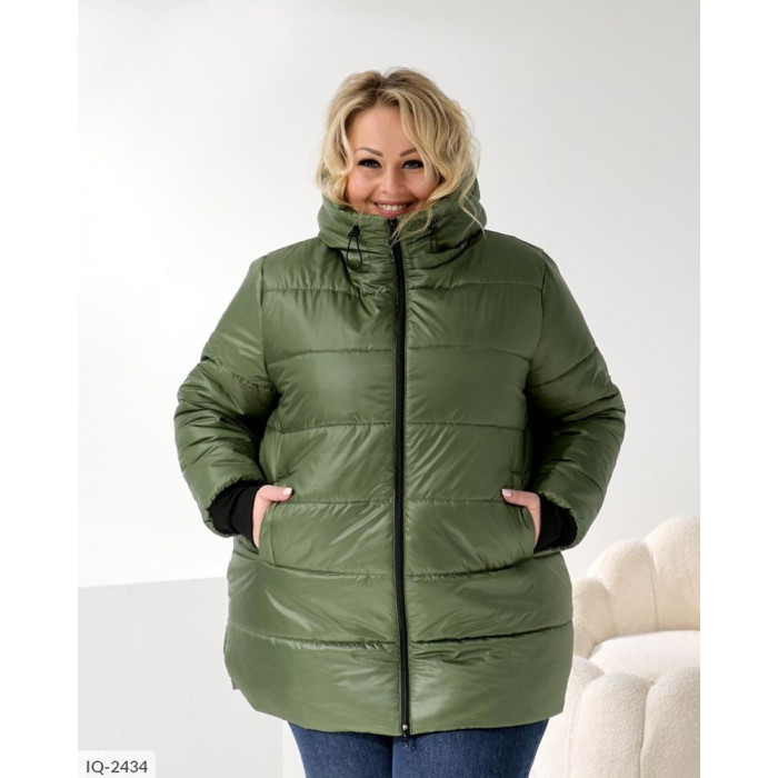 Модні куртки Plus Size IQ-2434 — зручність і мода