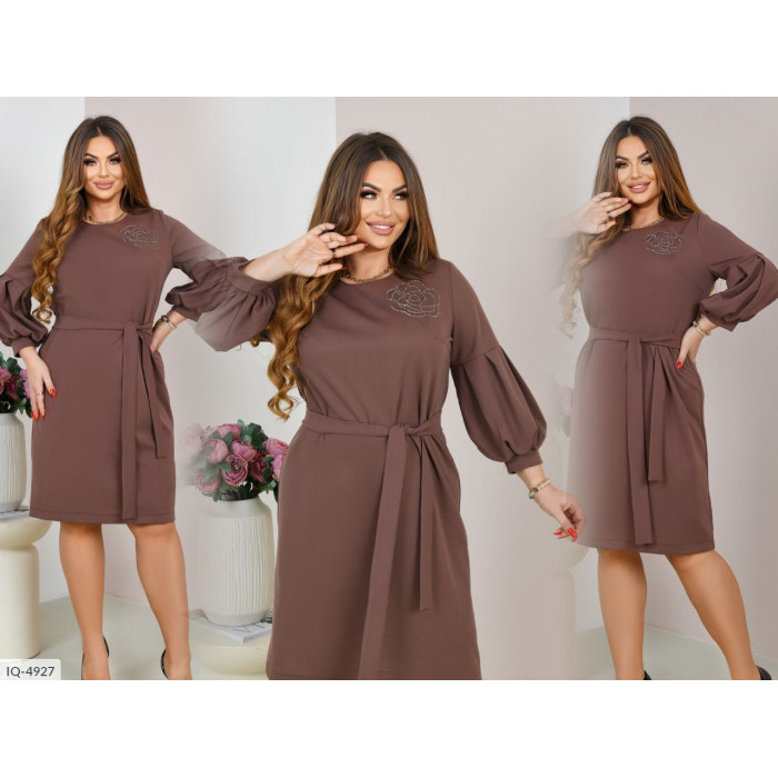 Стильні сукні Plus Size IQ-4927 — ідеальна посадка для будь-якої фігури
