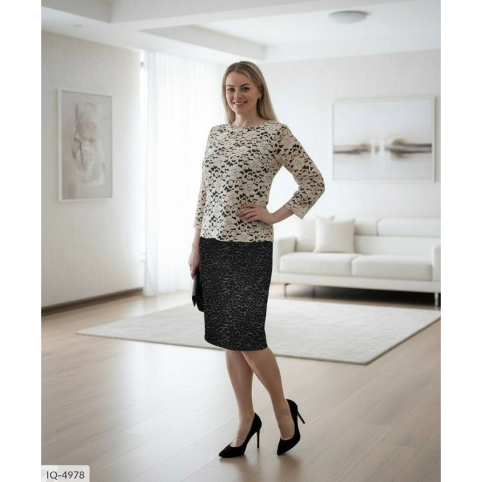 Жіночі спідниці Plus Size IQ-4978 — твій комфорт і стиль