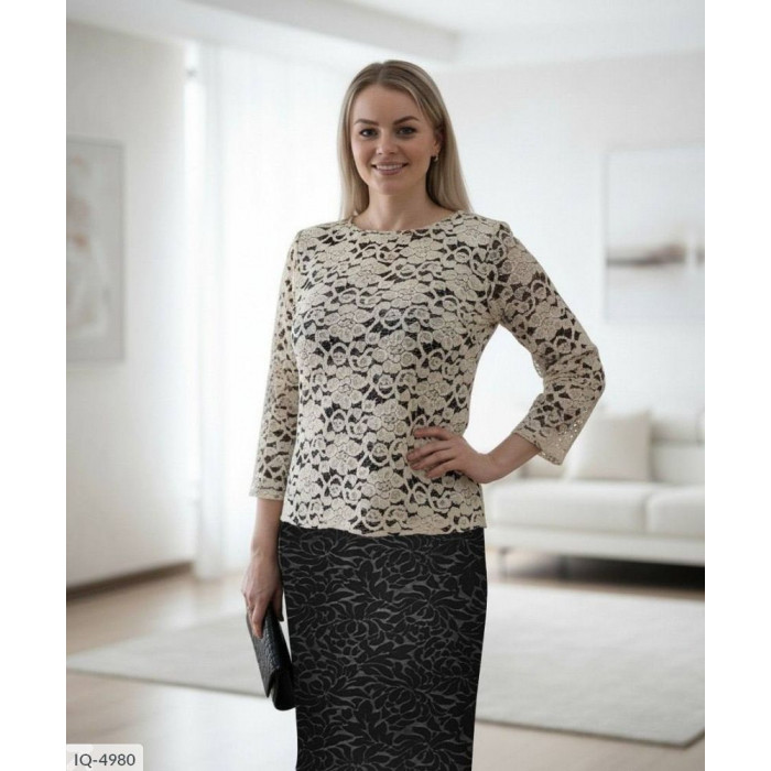 Сорочки Plus Size IQ-4980 — впевненість і шарм