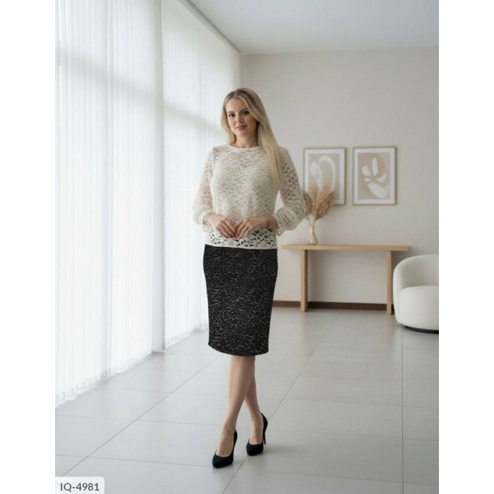 Жіночі спідниці XL+ IQ-4981 — новинки сезону 2025