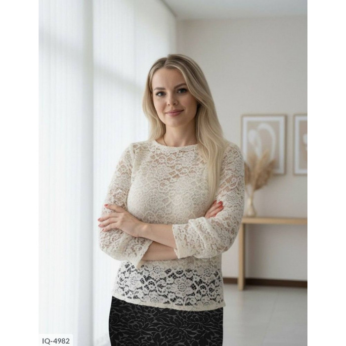 Блузки великого розміру IQ-4982 — гармонія стилю