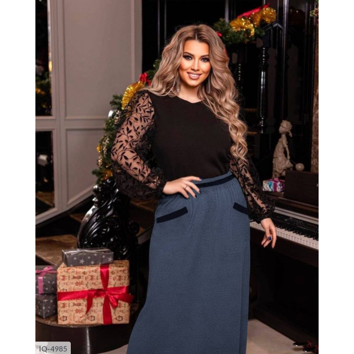 Спідниці великого розміру IQ-4985 — будь неперевершеною