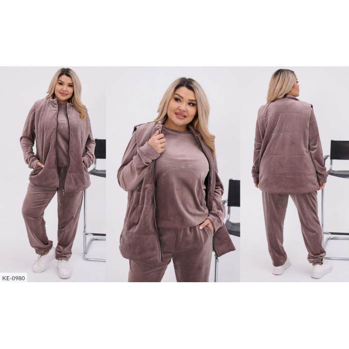 Женские Костюм трійка KE-0980