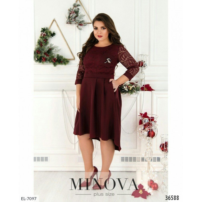 Модні сукні великого розміру EL-7097 — комфорт і краса щодня