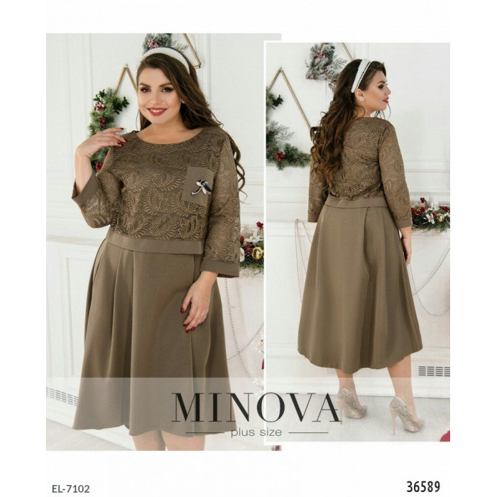 Модні образи для жінок великого розміру EL-7102 — стиль, що надихає