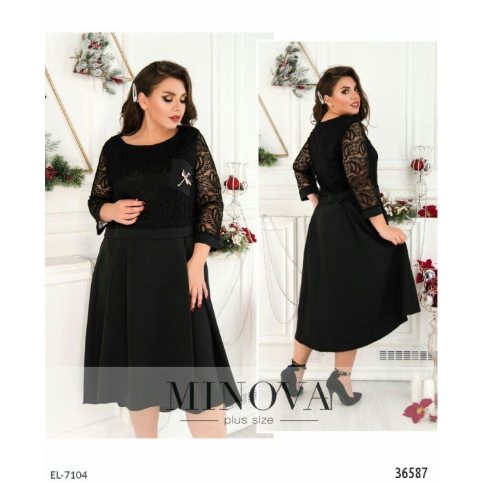 Модні образи для жінок великого розміру EL-7104 — стиль, що надихає