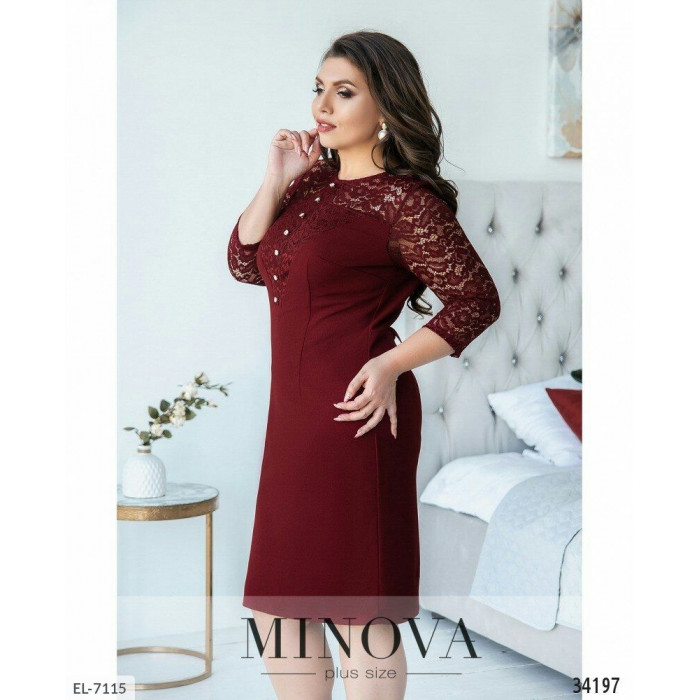 Новинки суконь великого розміру EL-7115 — твій стиль і впевненість