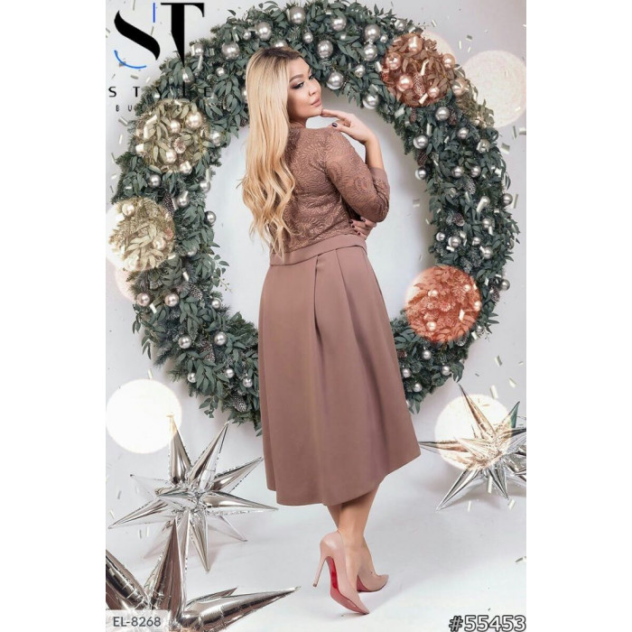 Новинки суконь великого розміру EL-8268 — твій стиль і впевненість