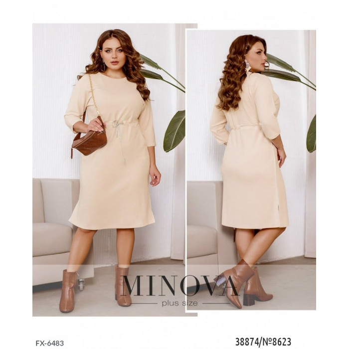Стильні сукні Plus Size FX-6483 — ідеальна посадка для будь-якої фігури