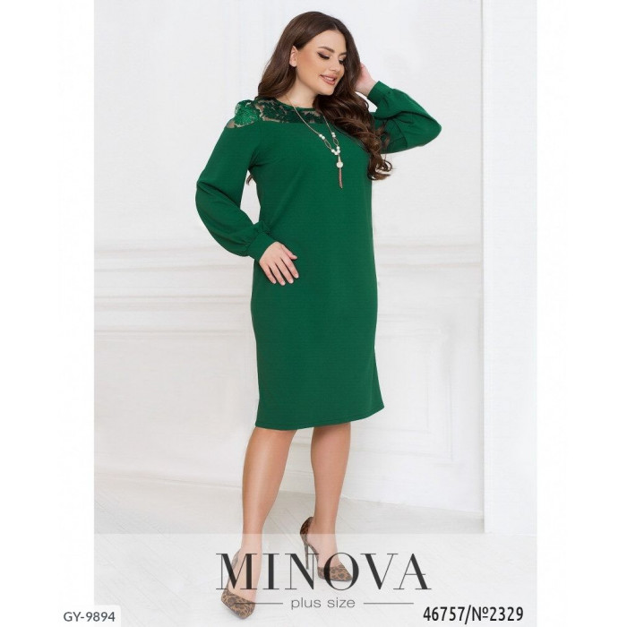 Стильні сукні Plus Size GY-9894 — ідеальна посадка для будь-якої фігури