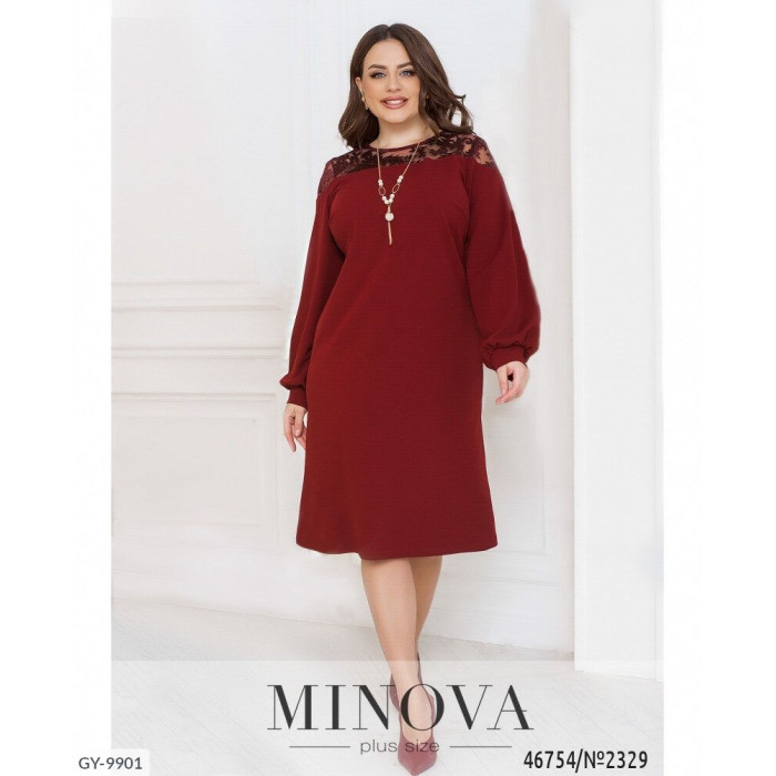 Стильні сукні Plus Size GY-9901 — ідеальна посадка для будь-якої фігури