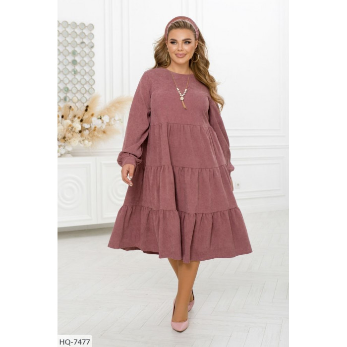 Стильні сукні Plus Size HQ-7477 — ідеальна посадка для будь-якої фігури