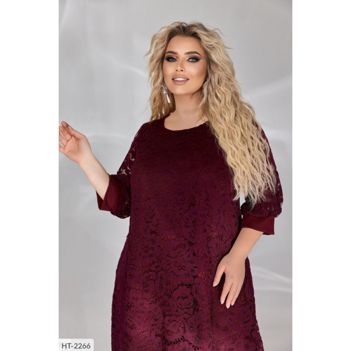 Стильні сукні Plus Size HT-2266 — ідеальна посадка для будь-якої фігури