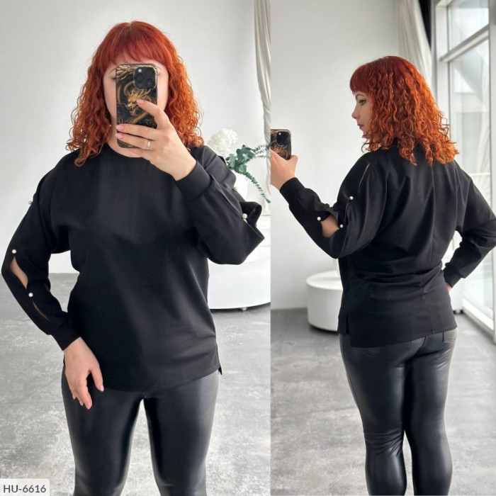 Туніки Plus Size HU-6616 — мода для будь-якої фігури
