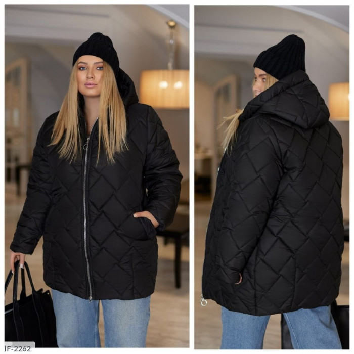 Жіночий верхній одяг Plus Size IF-2262 — тренди 2025