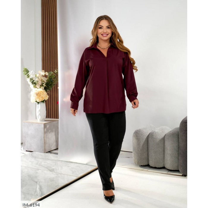 Модні сорочки і блузки великого розміру IM-6194 — елегантність і комфорт