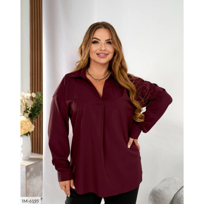 Модні сорочки і блузки великого розміру IM-6195 — елегантність і комфорт