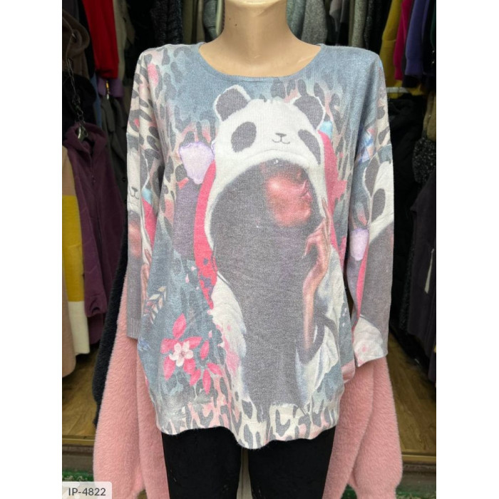 XL+ кофти IP-4822 — тренди сезону