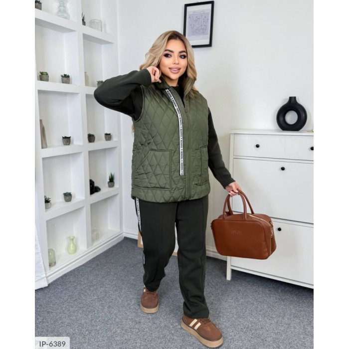 Жіночі прогулянкові костюми XL+ IP-6389 — тренди сезону