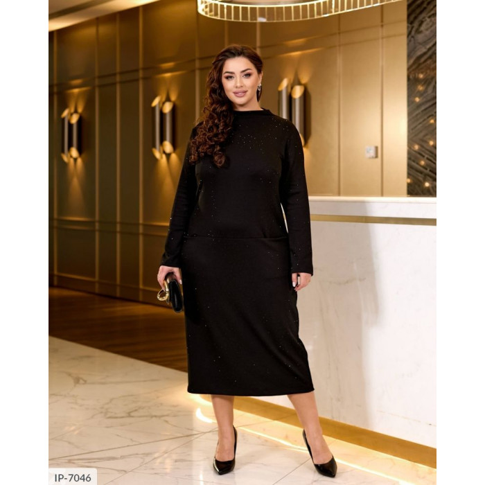 Новинки суконь великого розміру IP-7046 — твій стиль і впевненість