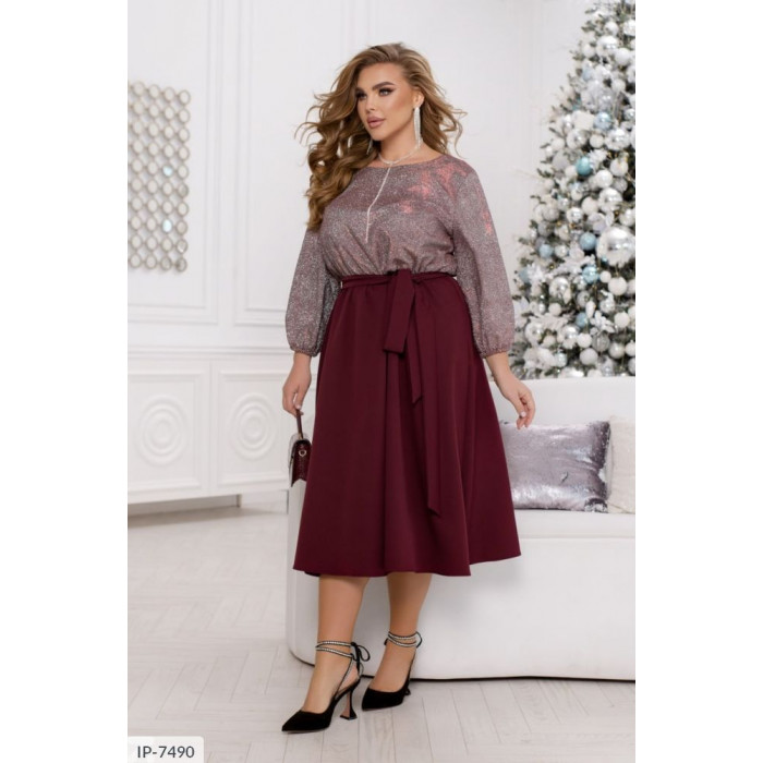 Сукні XL+ IP-7490 — елегантність і впевненість для сучасних жінок