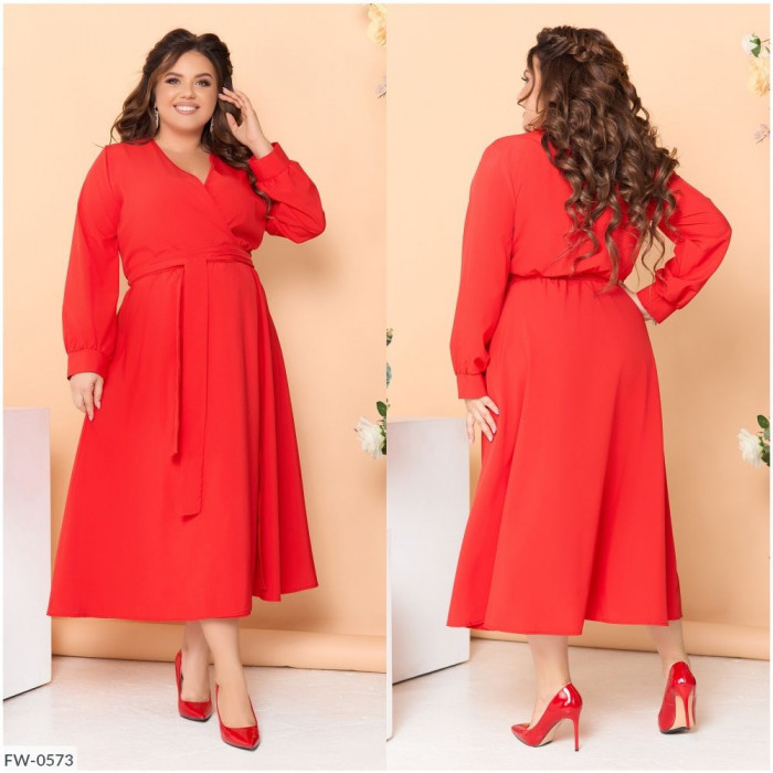 Стильні сукні Plus Size FW-0573 — ідеальна посадка для будь-якої фігури