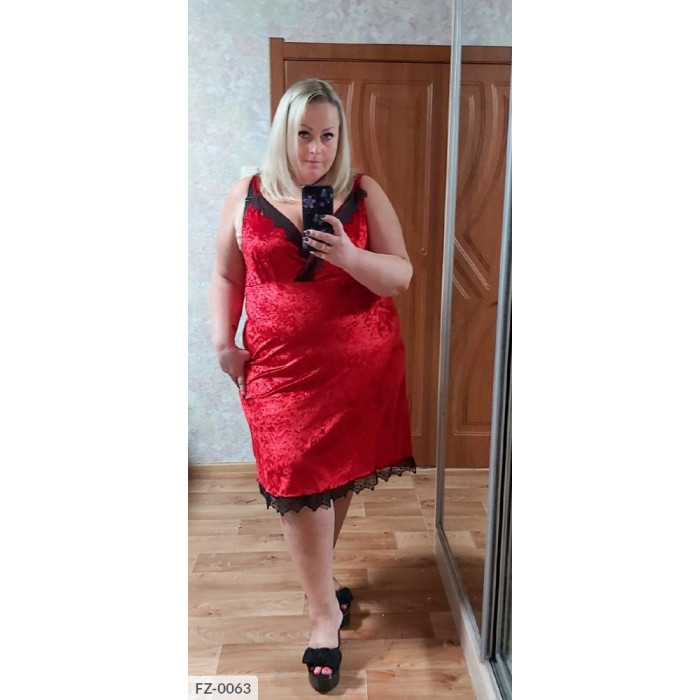Халати Plus Size FZ-0063 — практичність і шарм