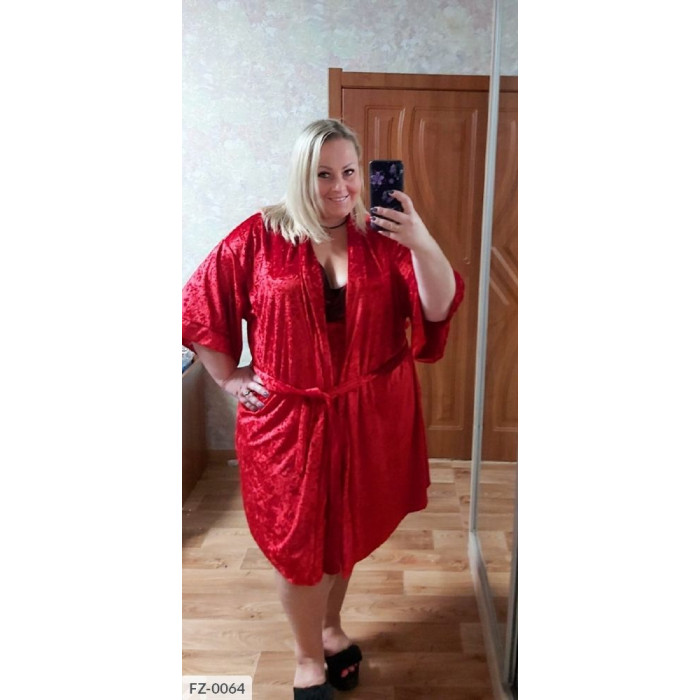 Модні піжами Plus Size FZ-0064 — комфорт і якість