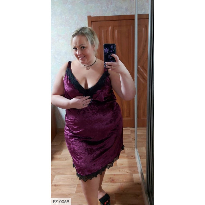 Халати XL+ FZ-0069 — стильна домашня мода