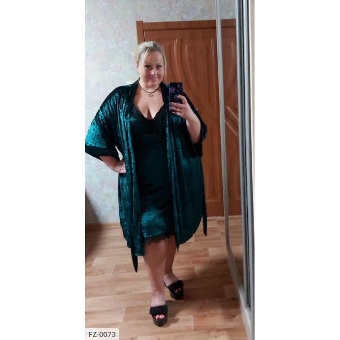 Жіночі піжами великого розміру FZ-0073 — новинки сезону