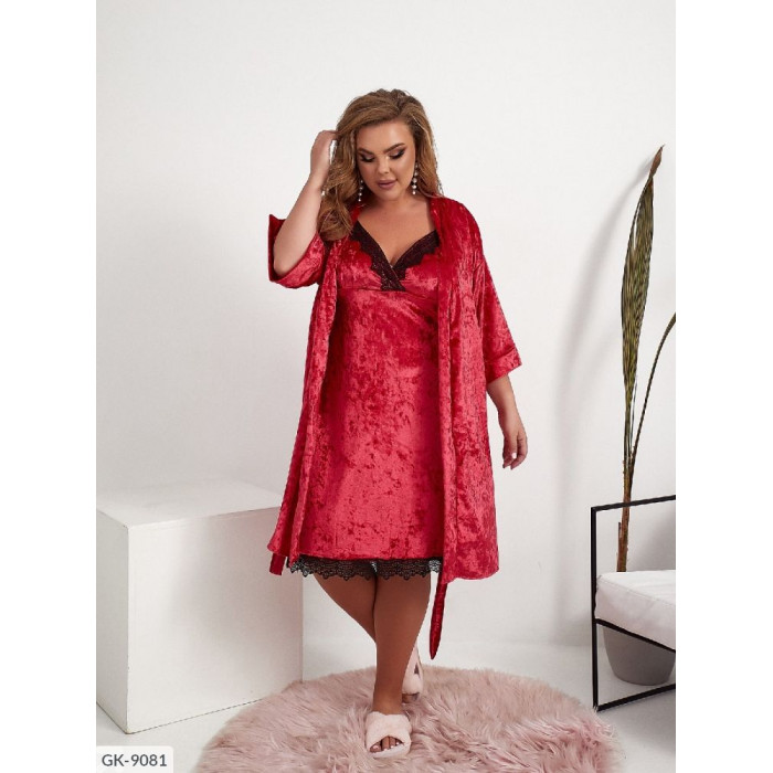 Модні піжами та халати великого розміру GK-9081 — комфорт і стиль