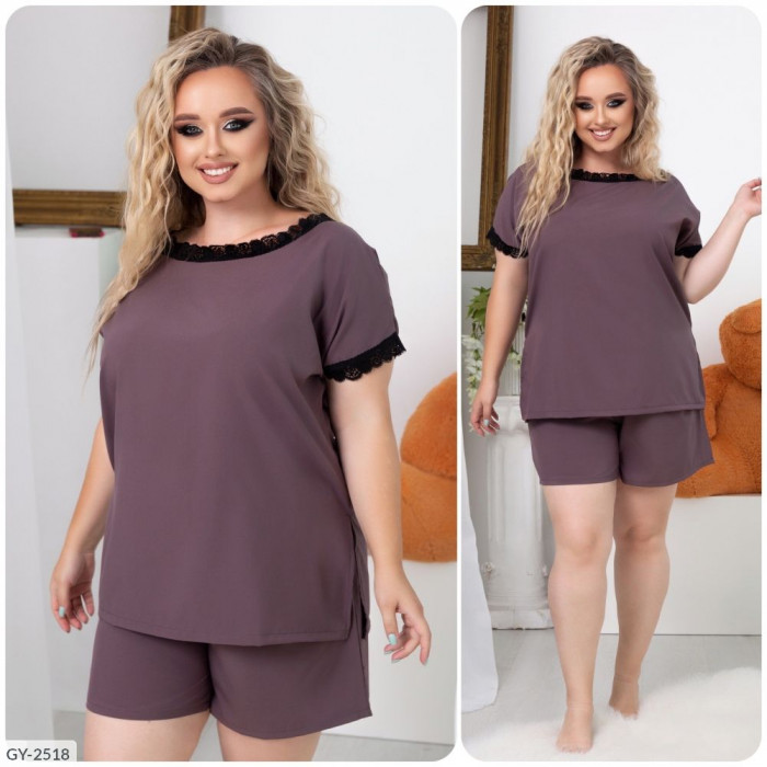 Халати Plus Size GY-2518 — практичність і шарм