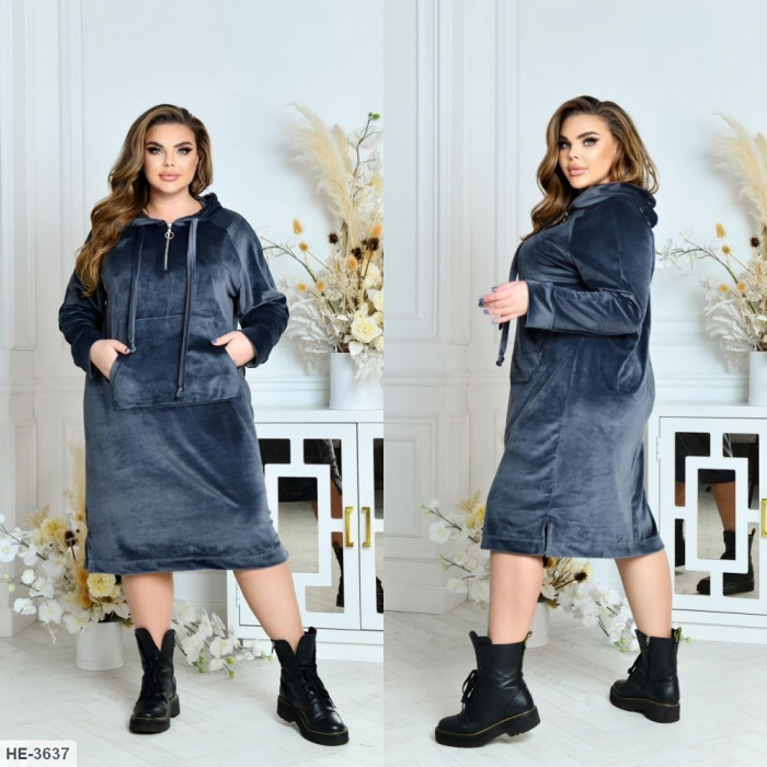 Новинки суконь великого розміру HE-3637 — твій стиль, твоя впевненість