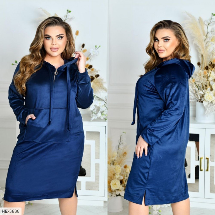 Стильні сукні Plus Size HE-3638 — ідеальна посадка для будь-якої фігури