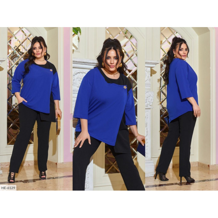 Костюми великого розміру HE-6129 — сучасна класика