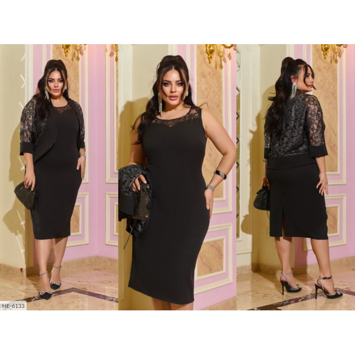 Костюми великого розміру HE-6133 — сучасна класика