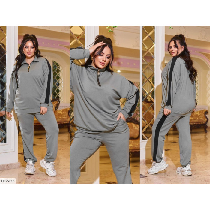 Костюми великого розміру HE-6216 — нова колекція 2025